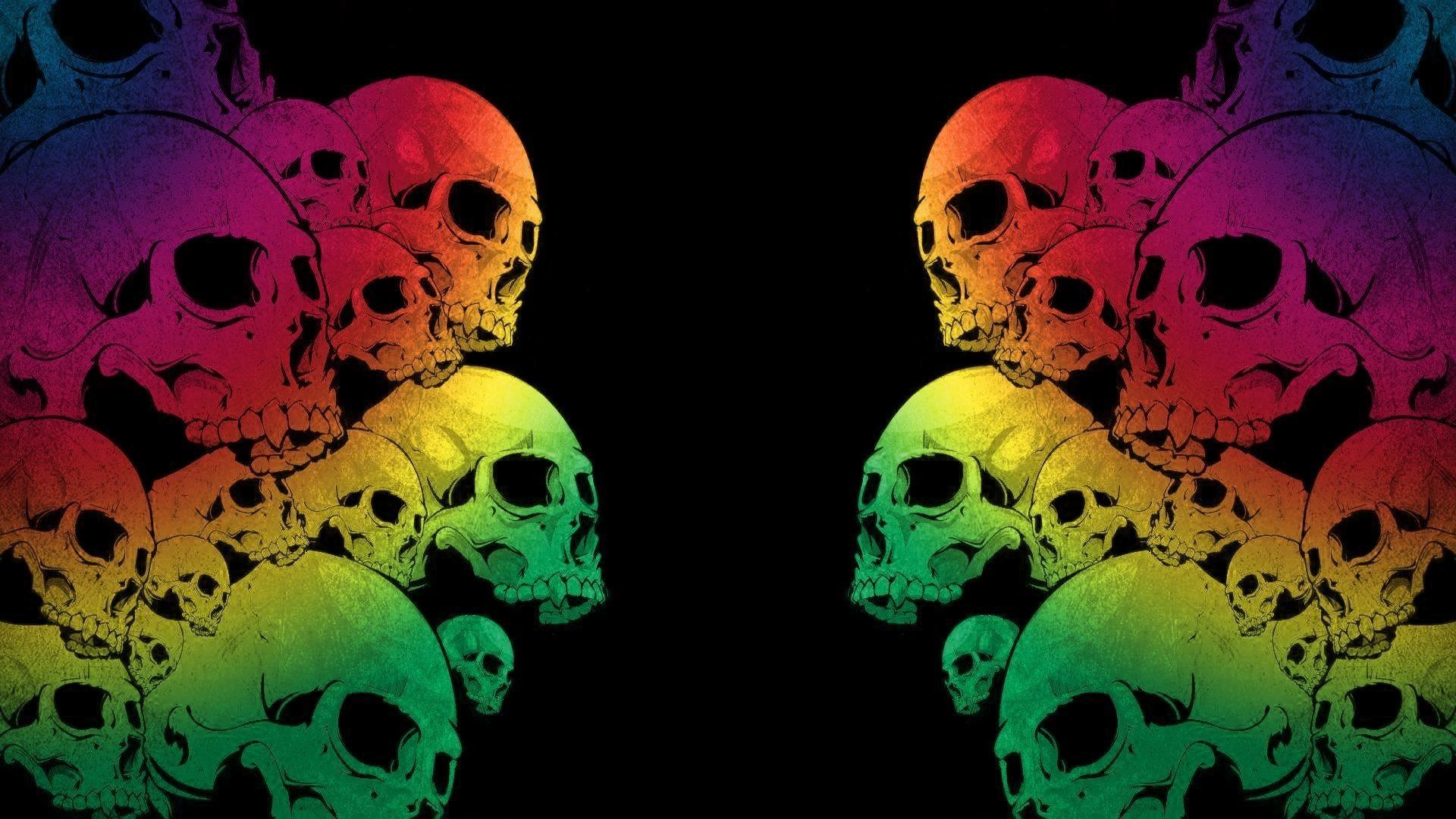 1920x1080 Skull Wallpaper for Desktop background picture