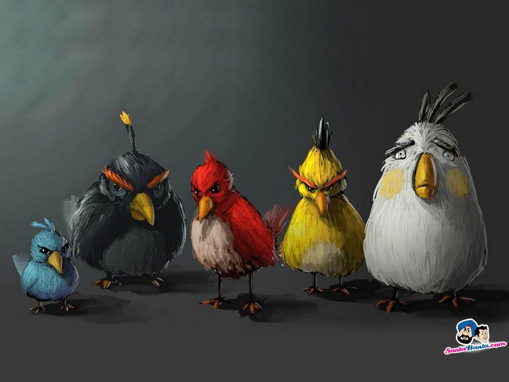 1024x768 Angry Birds