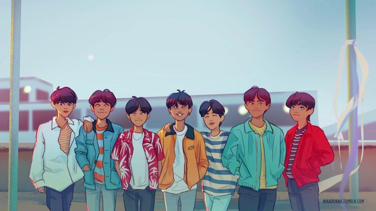 1280x720 BTS Mac Wallpaper