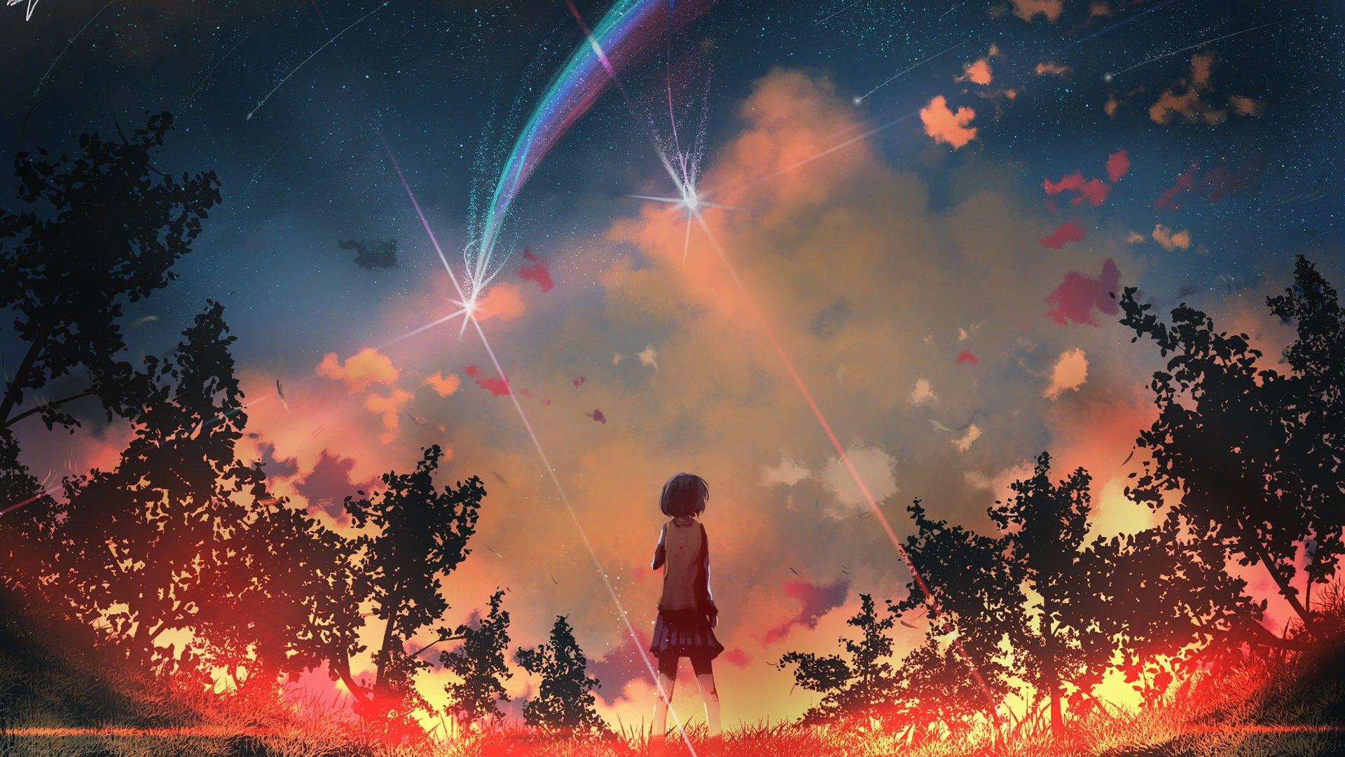 1920x1080 Anime Scenery Desktop Wallpaper