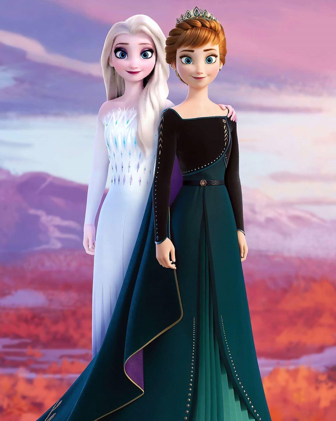 Anna and Elsa Frozen Wallpapers - Top Free Anna and Elsa Frozen Backgrounds  - WallpaperAccess