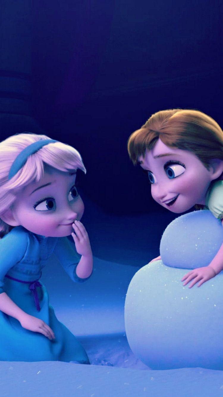 750x1334 Frozen Wallpaper Elsa And Anna