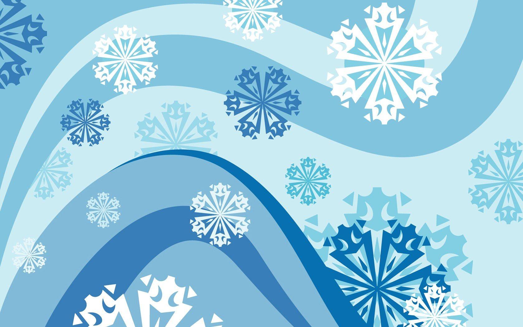 1680x1050 HD Abstract Winter background snowflakes patterns, Vector snowflakes 1680x1050 NO.26 Desktop Wallpaper