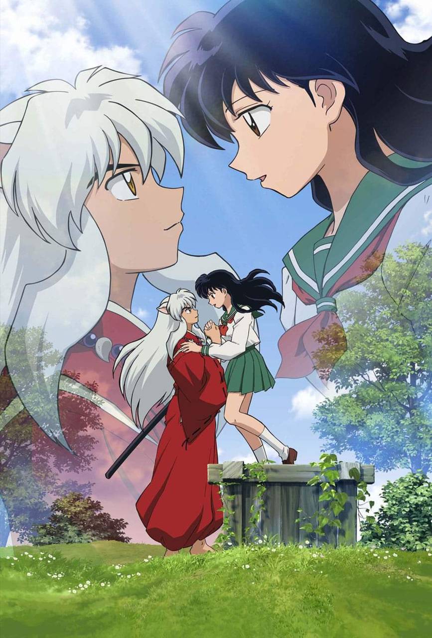 867x1280 Inuyasha and kagome wallpaper