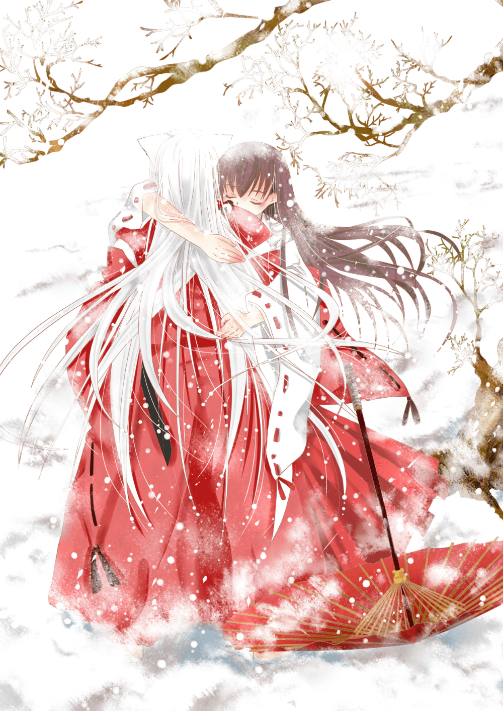 1000x1414 iPhone Inuyasha And Kagome Wallpaper HD. Romantis, Pasangan