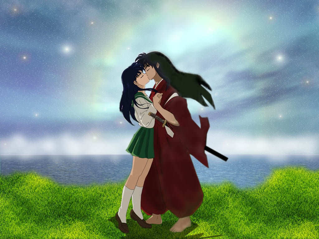 1024x768 Free download Inuyasha Kagome Akimamg Wallpaper 15634482 [1024x768] for your Desktop, Mobile & Tablet. Explore Kagome Wallpaper. Inuyasha and Kagome Wallpaper