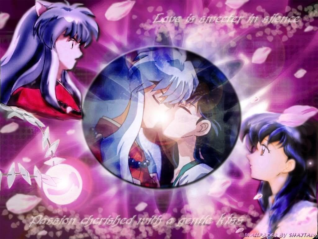 1024x768 Inuyasha And Kagome Wallpaper Desktop Background