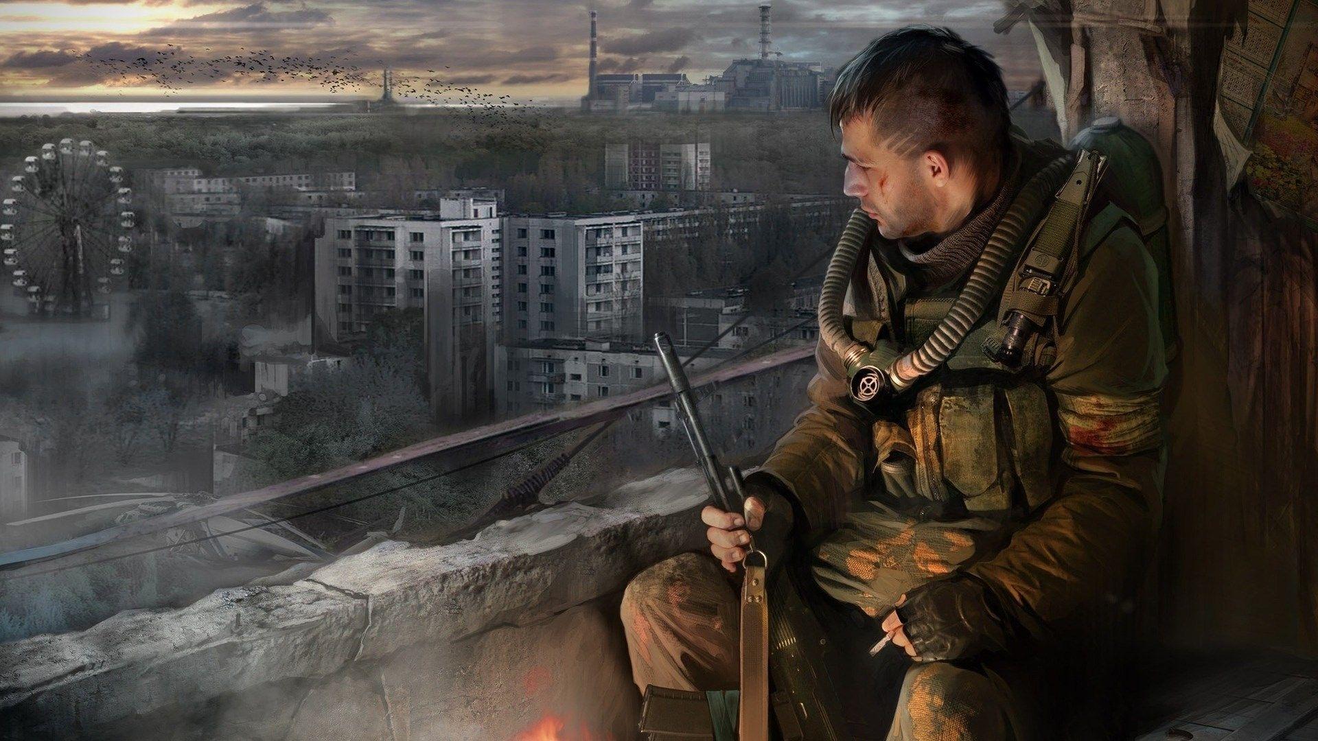 1920x1080 STALKER: Call of Pripyat background for laptop: Call of Pripyat category. Вавилонский плен, Чернобыль, Игры