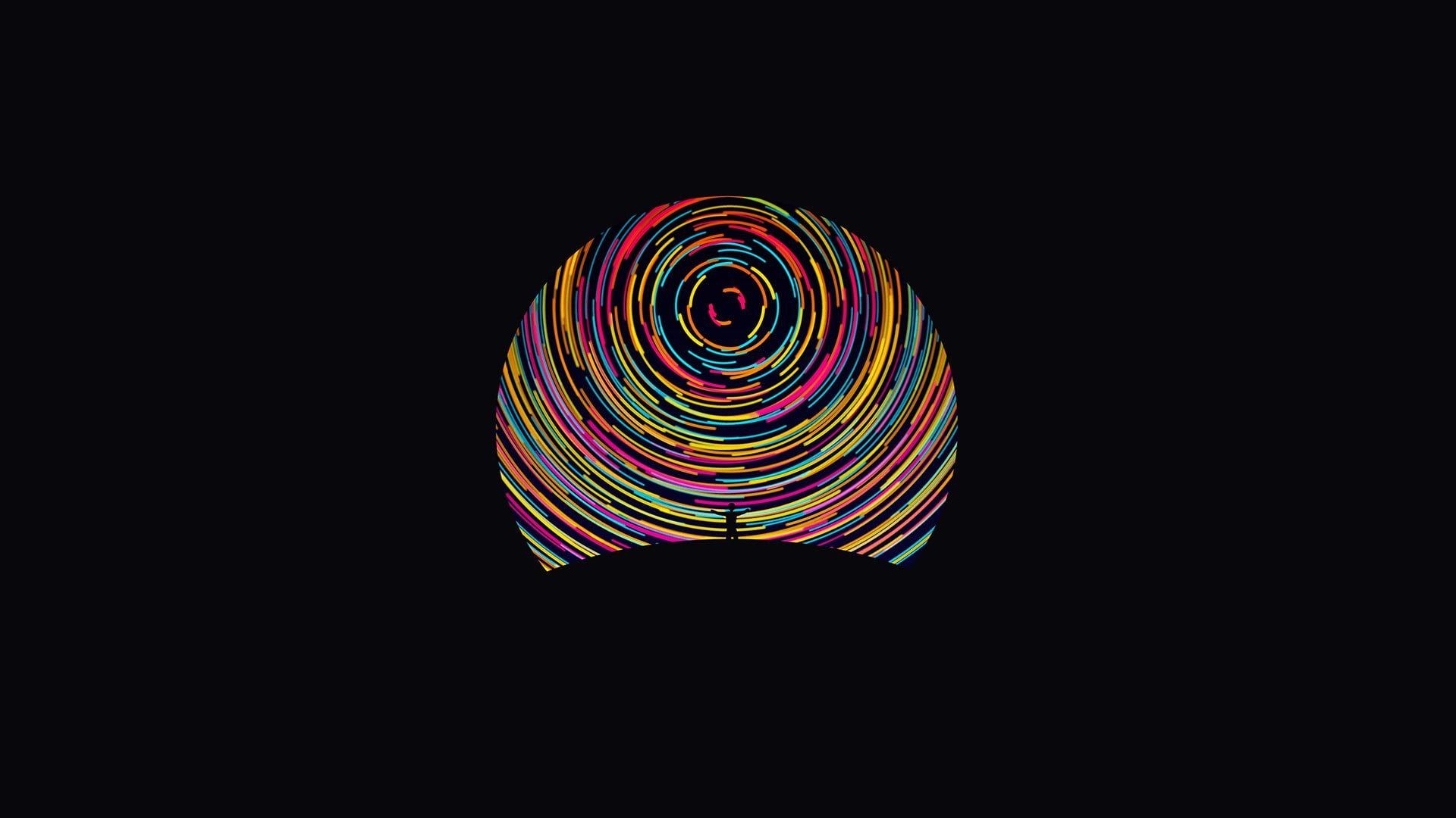1920x1080 Minimalist Black Wallpaper
