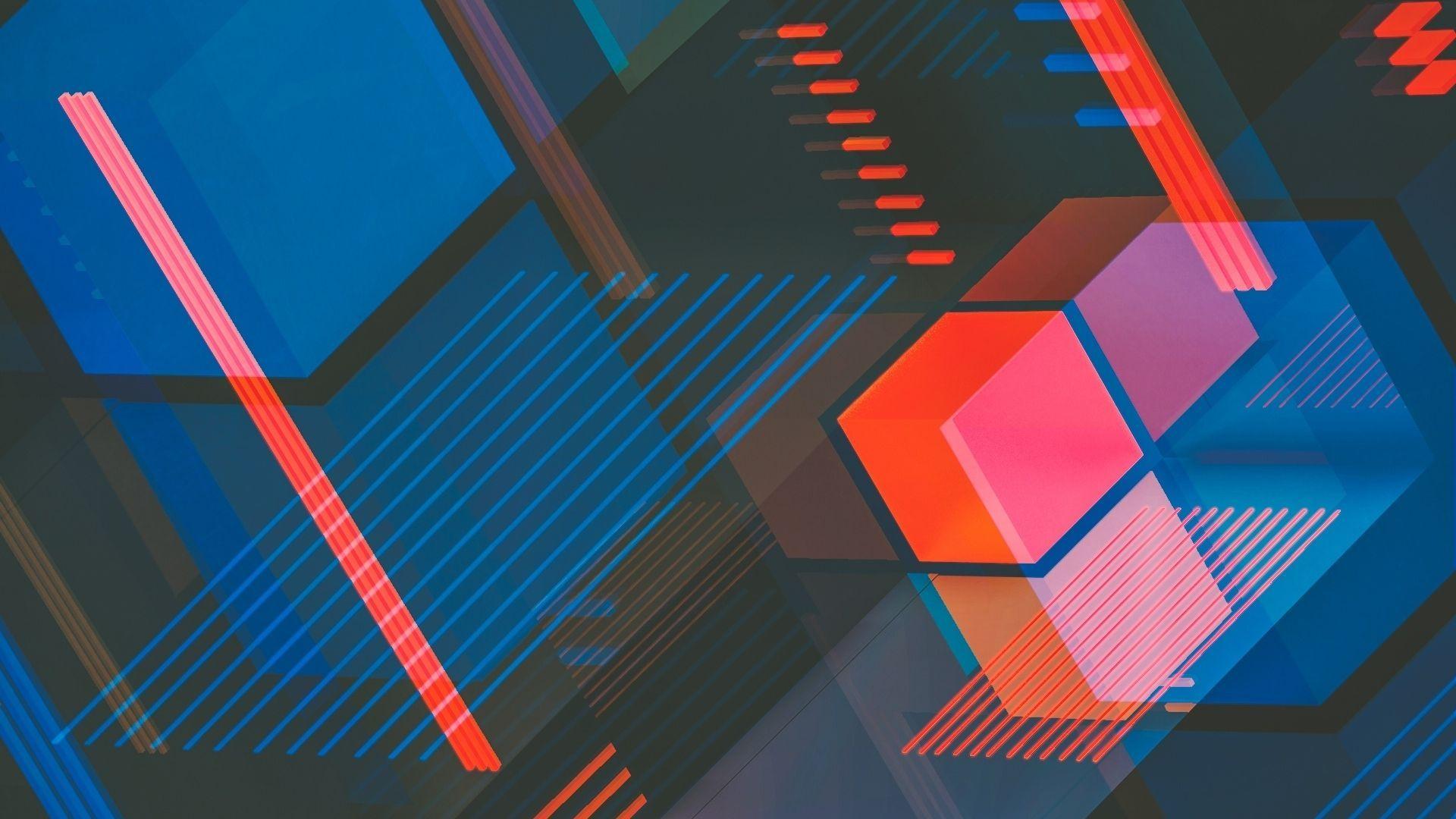 1920x1080 Desktop wallpaper minimalist, abstract, cubes, colorful, HD image, picture, background, 0ff2b5