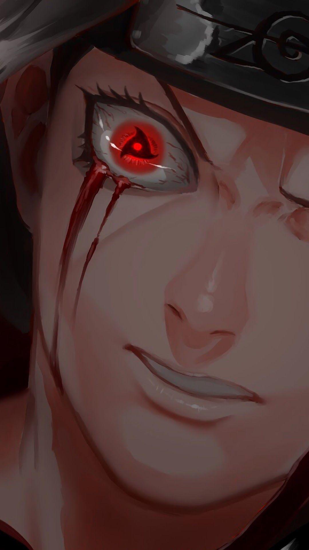 1080x1920 Mangekyou Sharingan Itachi Uchiha Wallpaper 4k