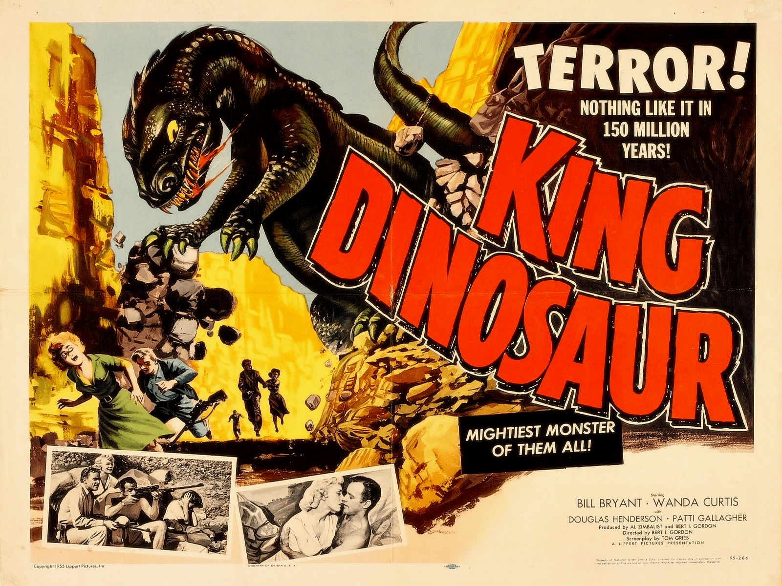 1600x1200 Vintage Cinema: King Dinosaur! desktop PC and Mac wallpaper