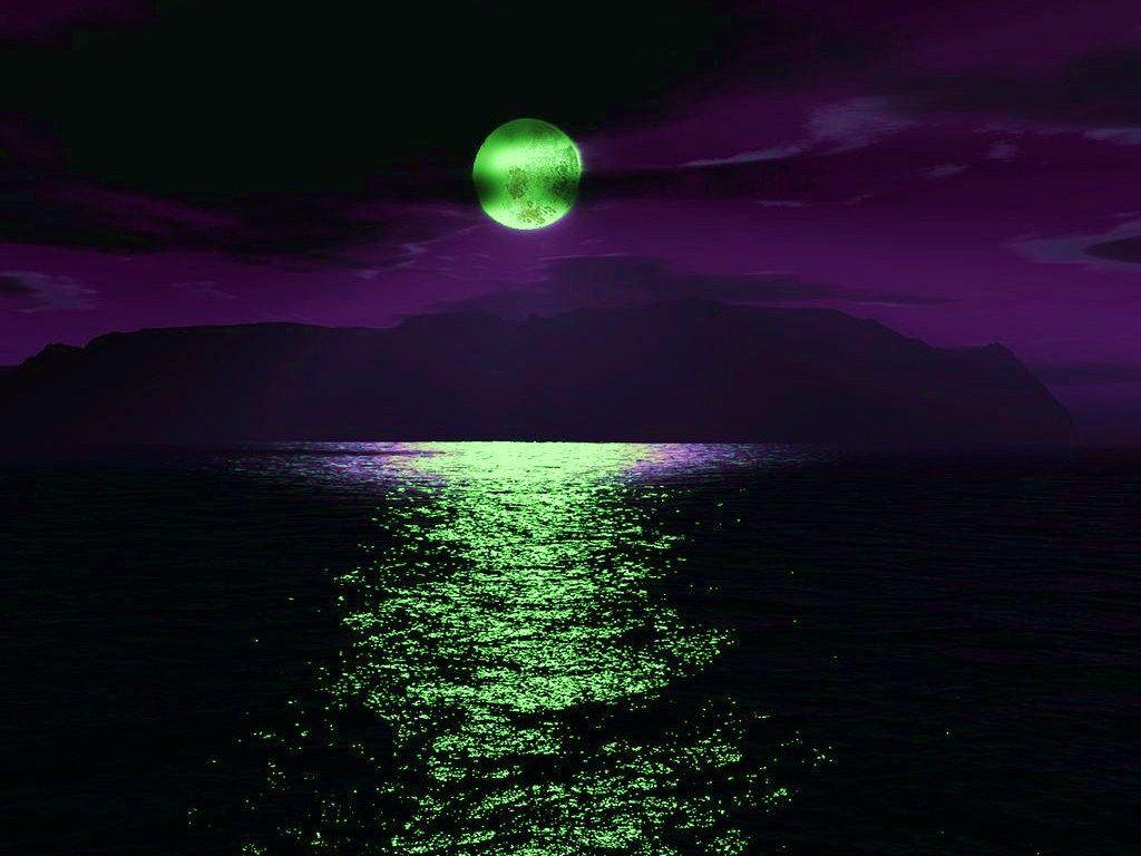 1024x768 Green And Purple Wallpaper