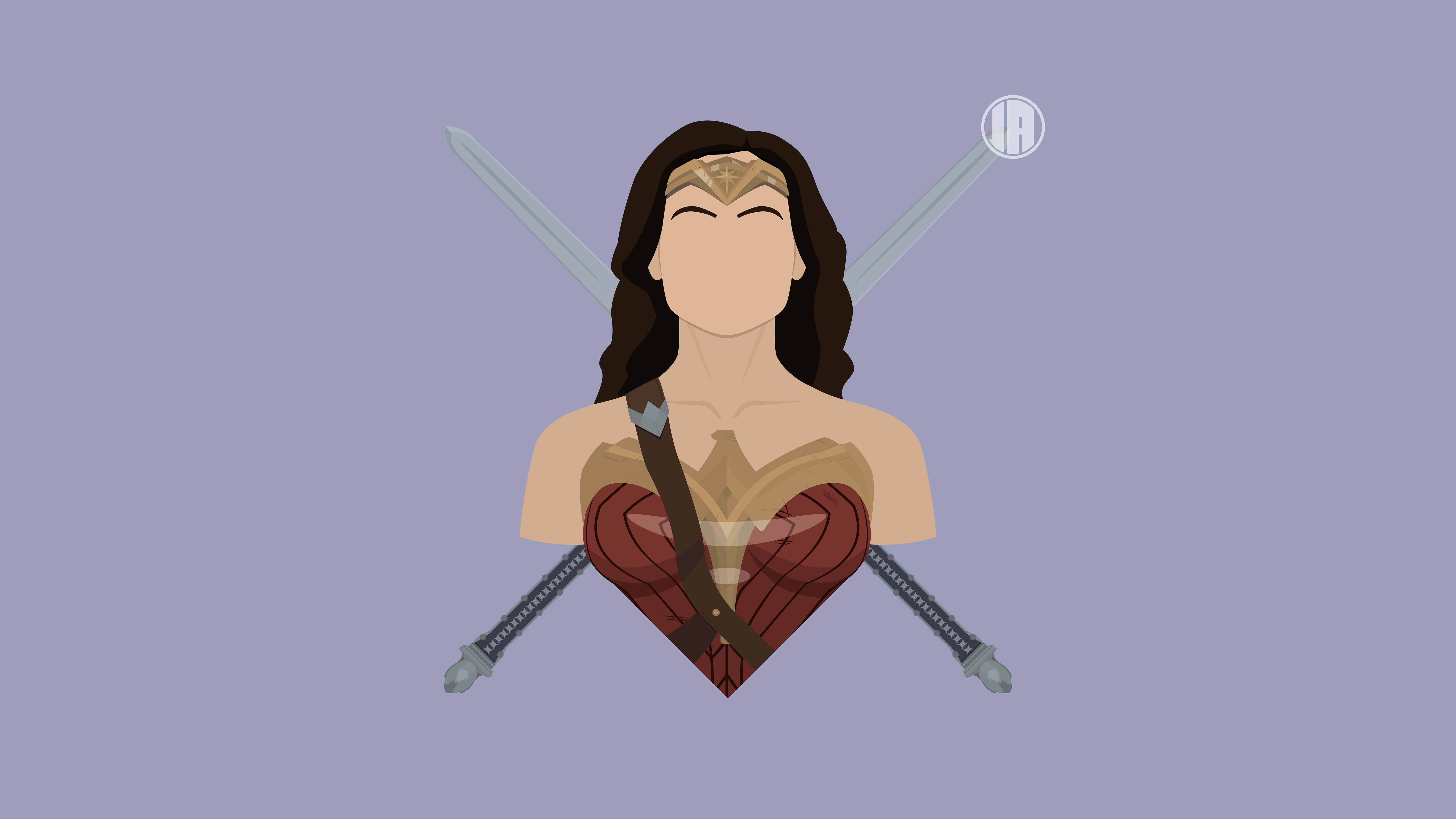 7680x4320 Minimalist Girl Wallpaper