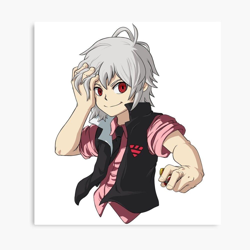 1000x1000 Shu Kurenai (no Background) From Beyblade Burst Metal Print By Kaw Dev