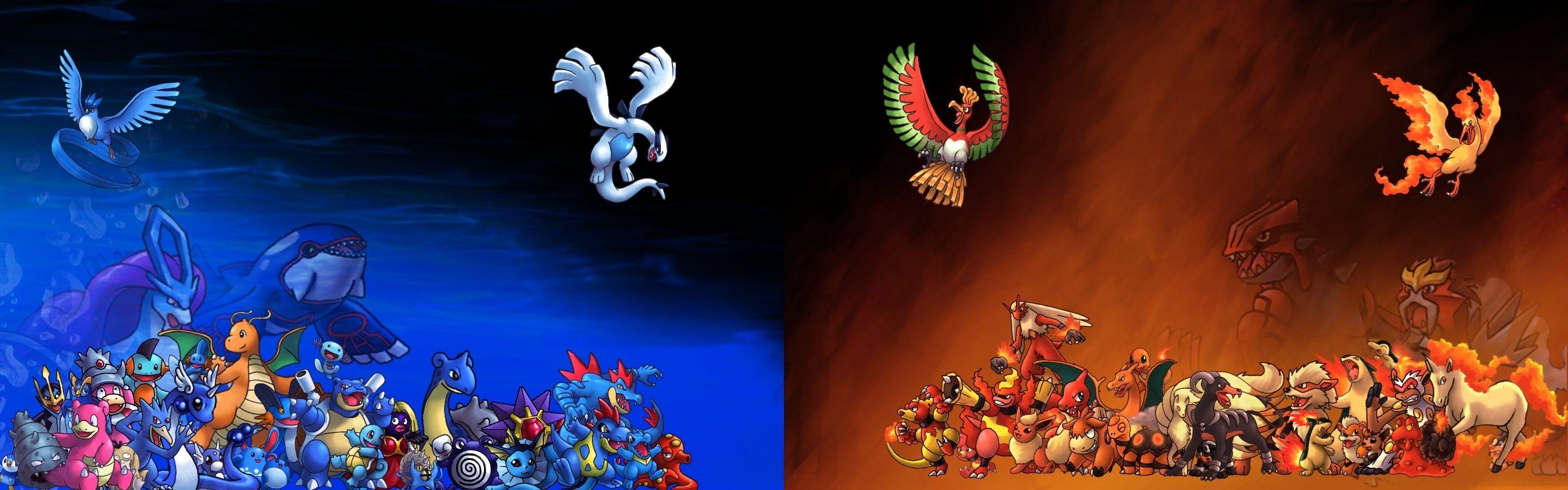 2880x900 Download Wallpaper, Download 2880x900 pokemon lugia articuno hooh moltress groudon kyogre 2880x900 wallpaper Animals HD Wallpaper, Hi Res Animals Wallpaper, High Definition Wallpaper