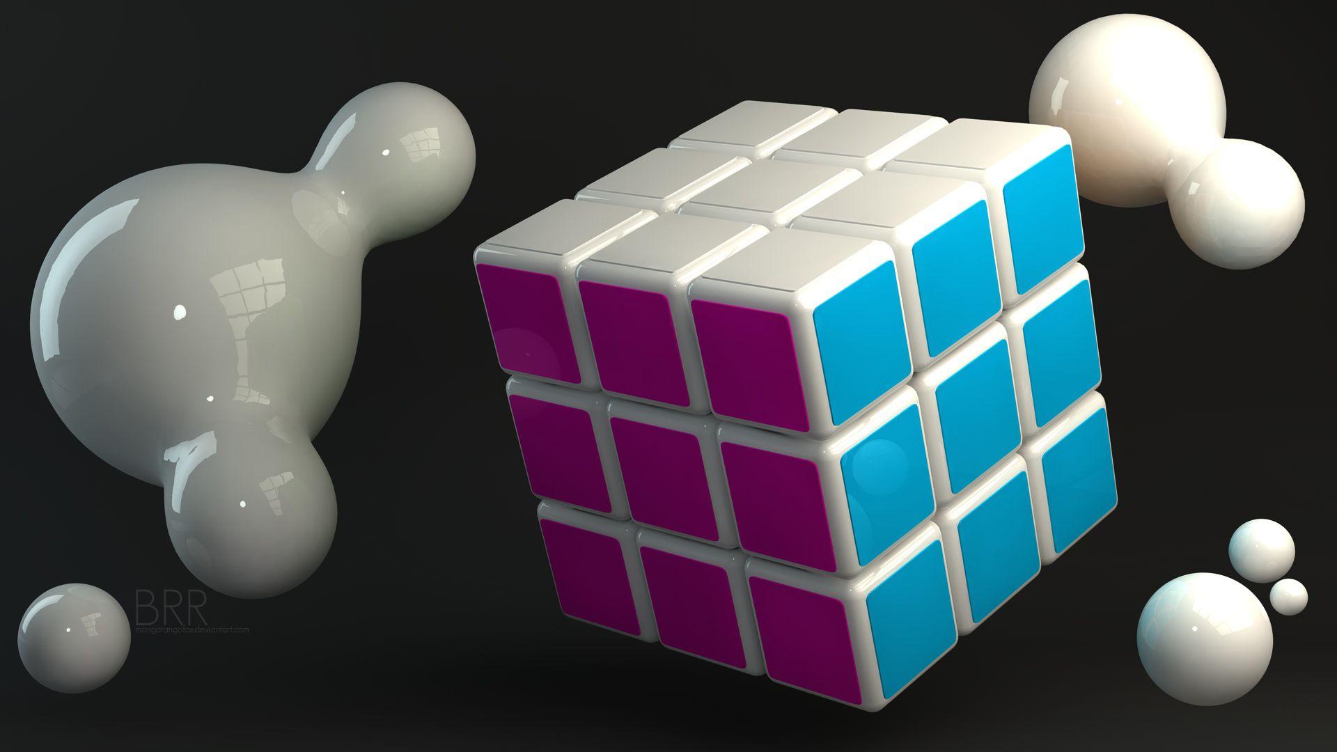 1920x1080 3D Rubik's Cube Wallpaper. SpeedSolving Puzzles Community