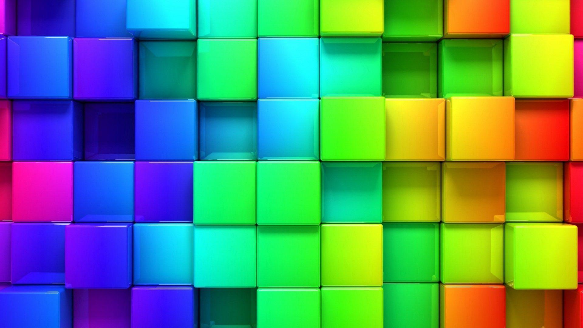 1920x1080 Cubes Wallpaper