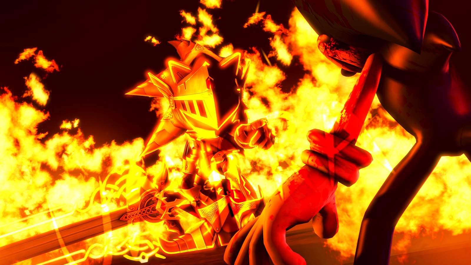 1600x900 Excalibur Sonic VS Sonic.exe. Sonic the Hedgehog! Amino