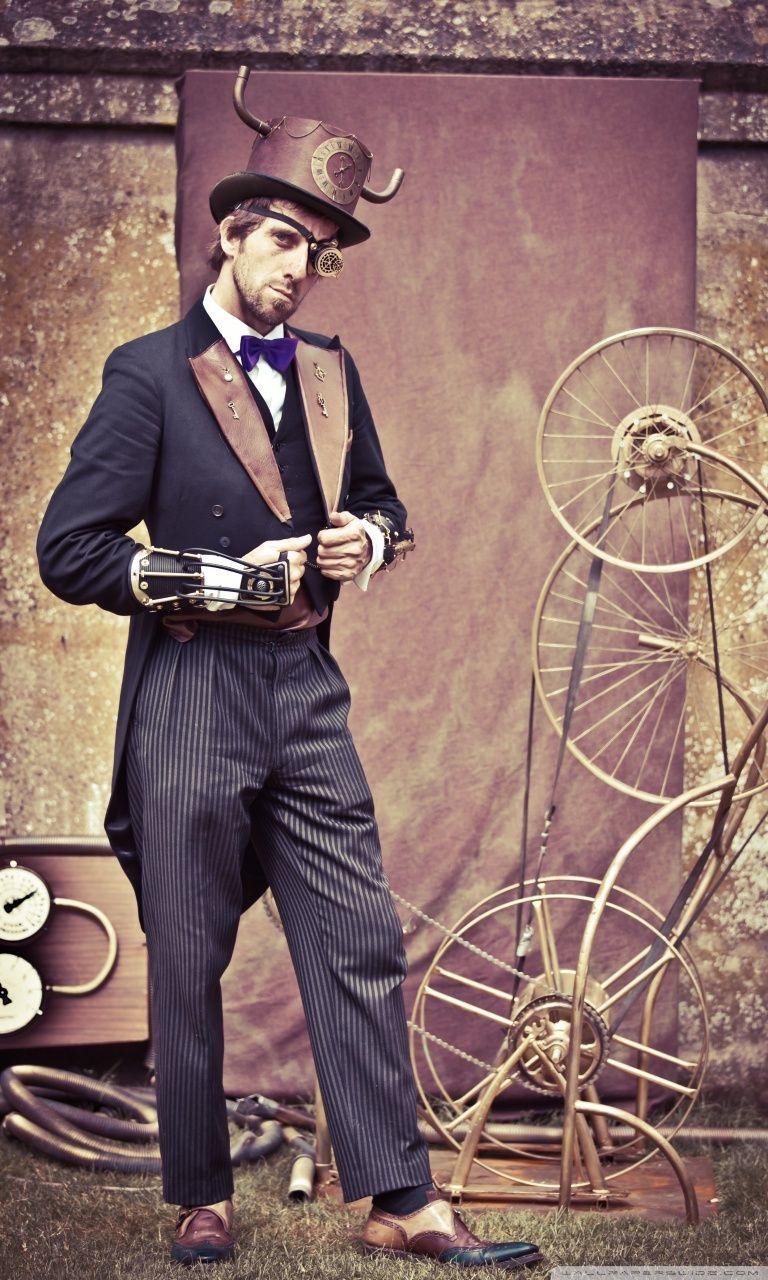 768x1280 Steampunk Fashion Men Ultra HD Desktop Background Wallpaper for : Widescreen & UltraWide Desktop & Laptop