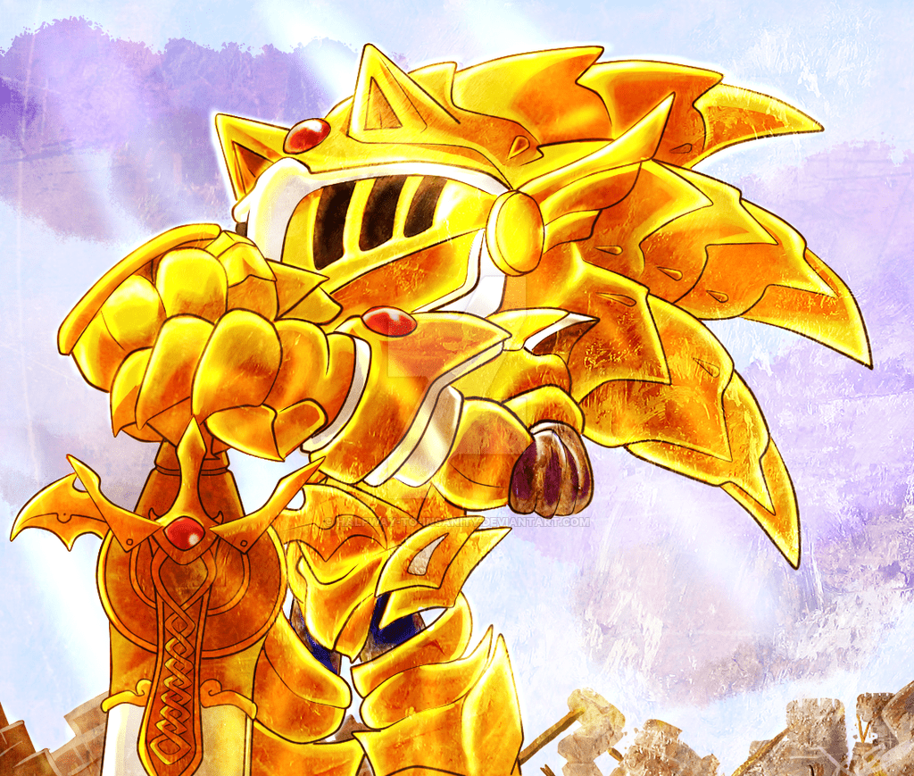 1024x869 Excalibur Sonic By Halfway To Insanity. Sonic, Hedgehog Art, Sonic Art