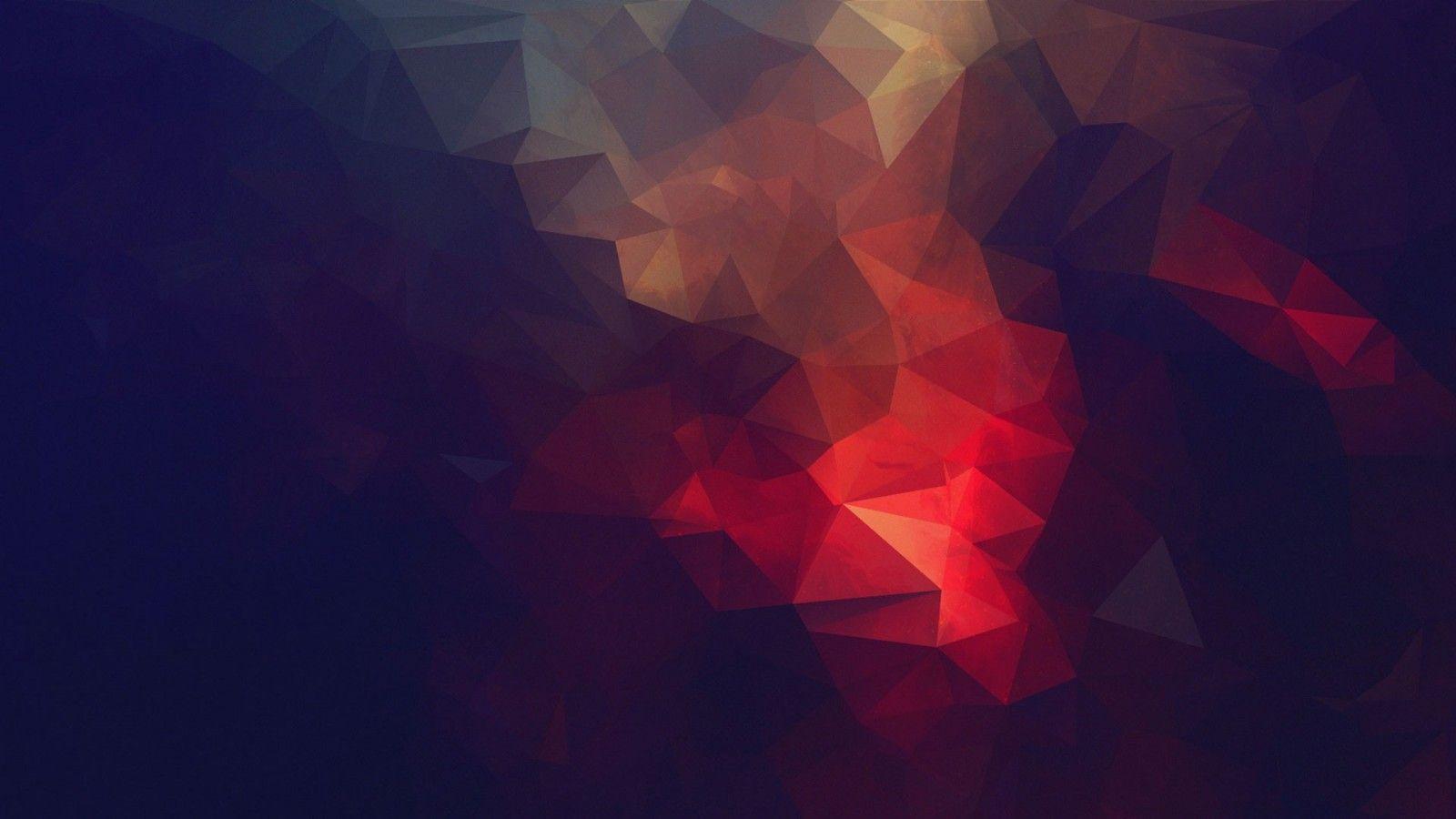 1600x900 Low Poly Sci Fi. Digital wallpaper, Geometric artwork, Wallpaper