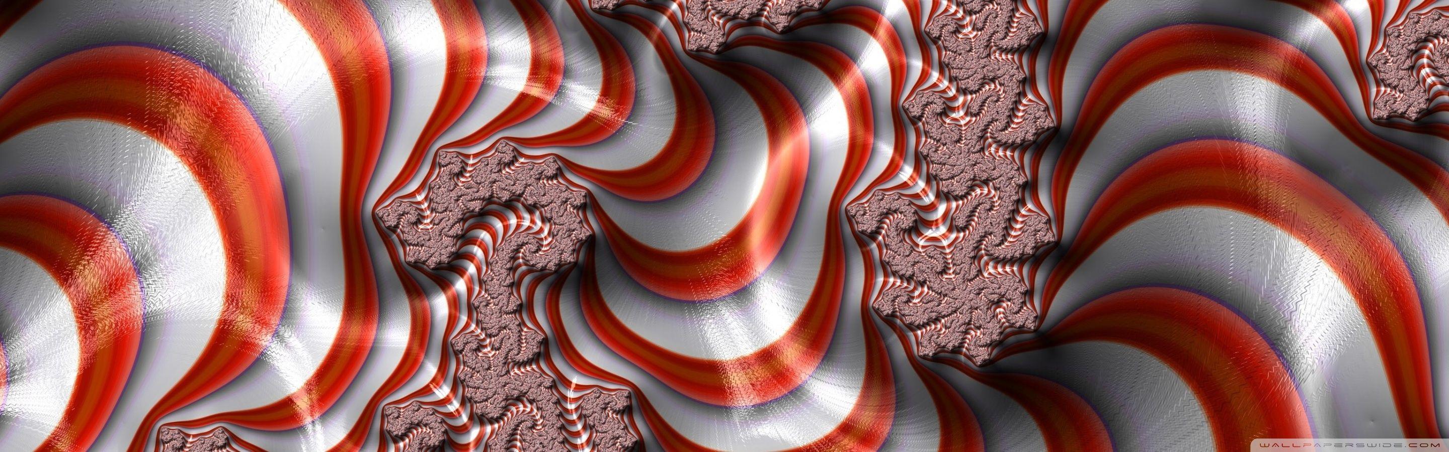 2880x900 Christmas Fractal ❤ 4K HD Desktop Wallpaper for 4K Ultra HD TV