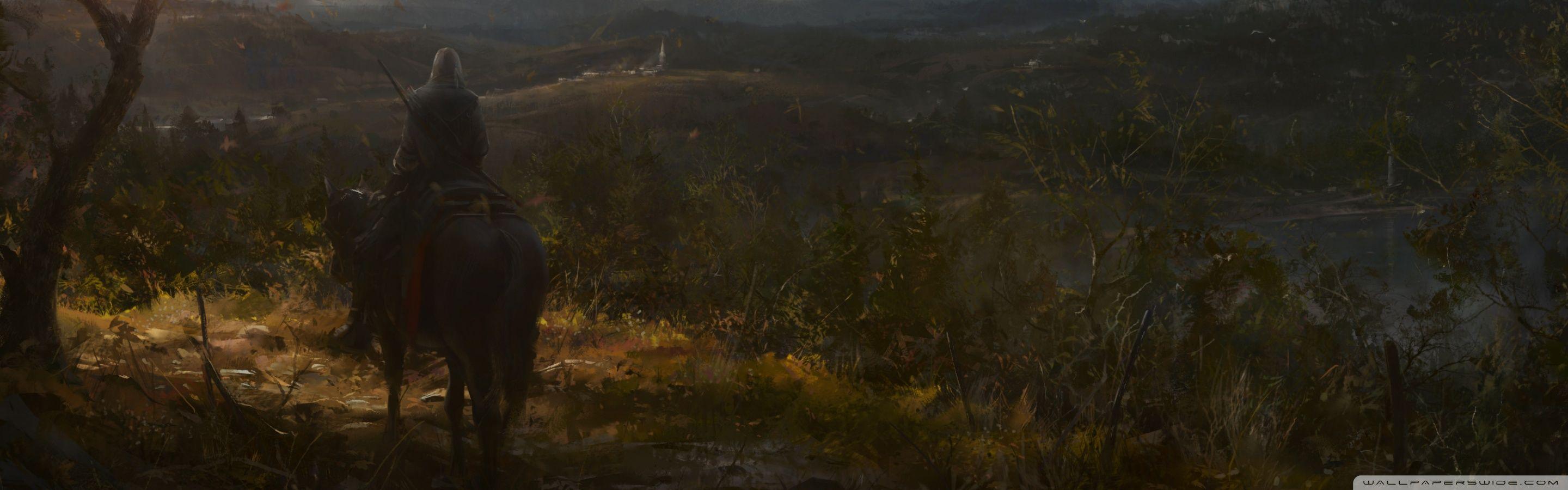 2880x900 Assassin's Creed 3 Concept Art ❤ 4K HD Desktop Wallpaper for 4K