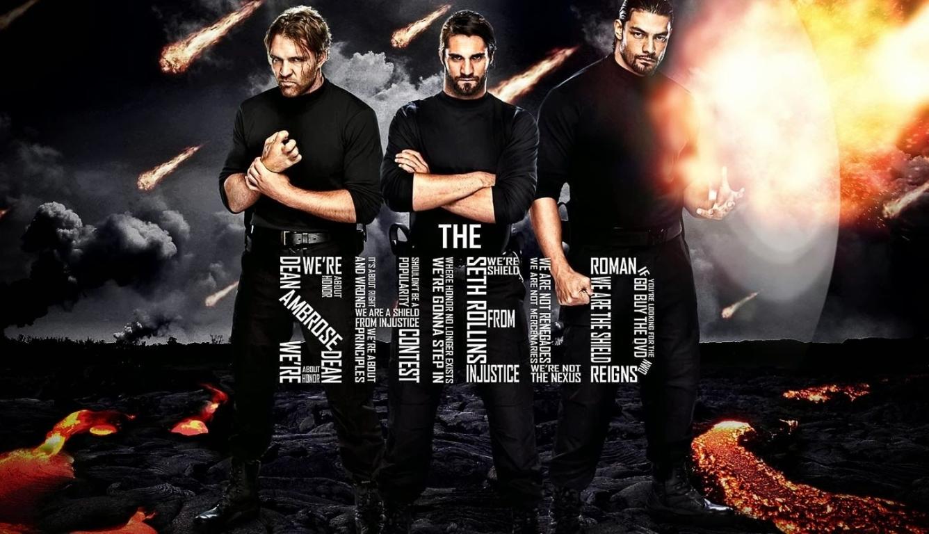 1336x768 WWE Shield HD Laptop Wallpaper, HD Celebrities 4K Wallpaper, Image, Photo and Background