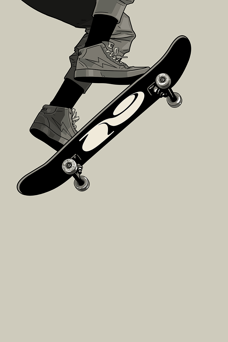 800x1200 Gianmarco Magnani / Skateboard Gianmarco Magnani Design - #gianmarcomagnani #illustration #p. Skate art, Skateboard art, Skateboard photography