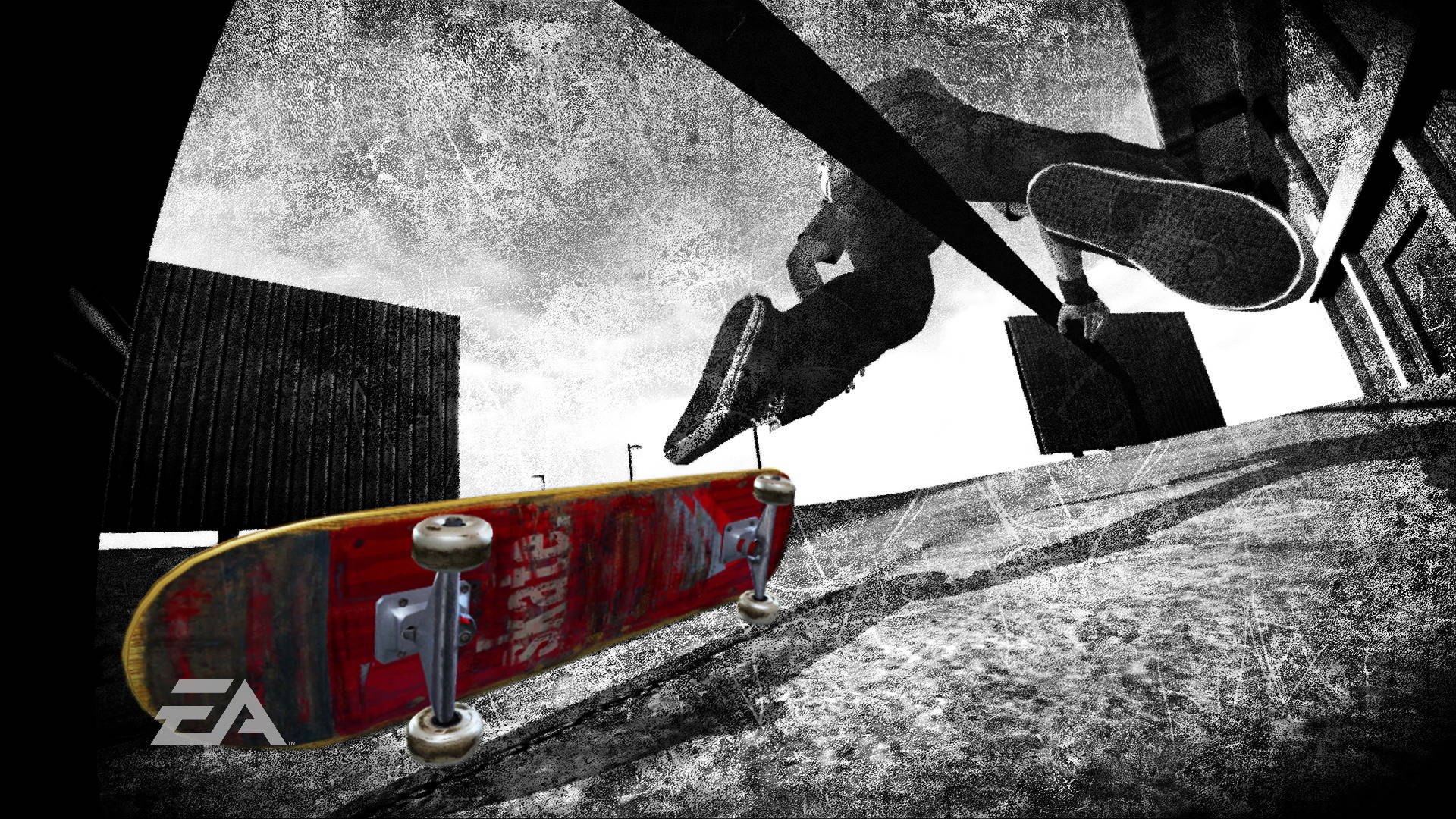 1920x1080 HD Skateboarding Background