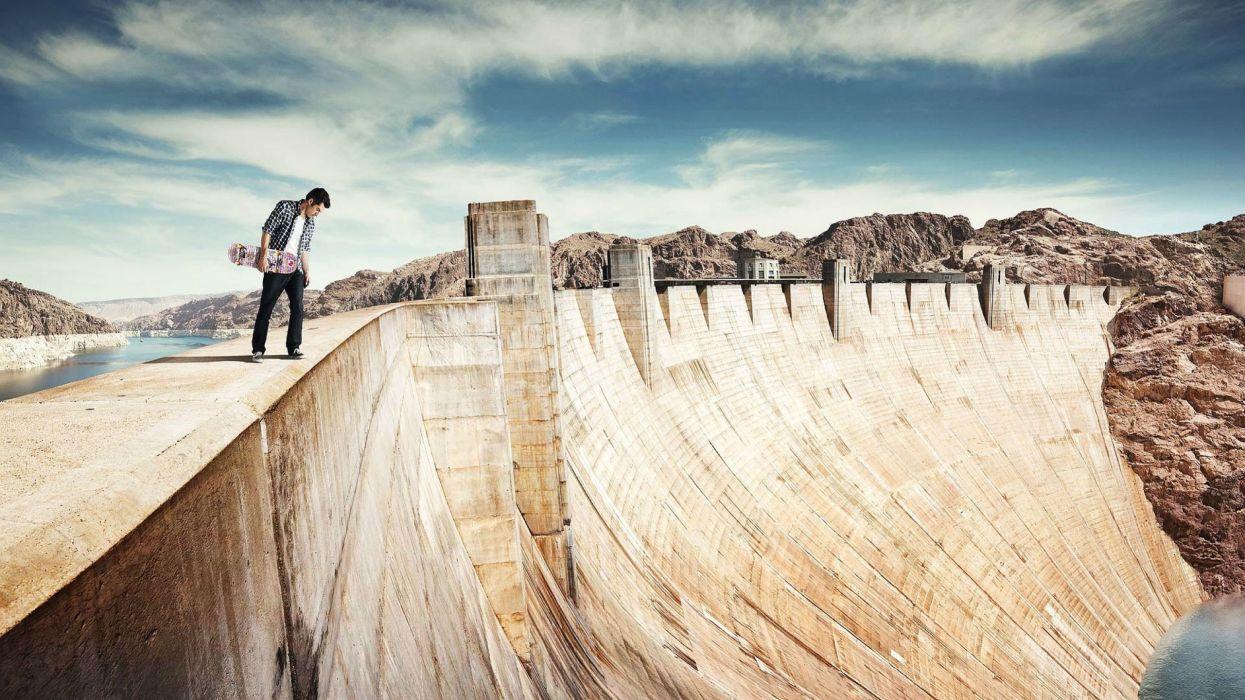 1245x700 Art artwork photohop manipulation fantasy photo artistic psychedelic skateboard skate wallpaperx1440
