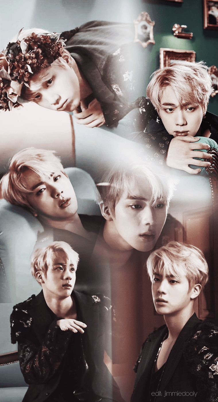 759x1395 BTS Jin Wallpaper .