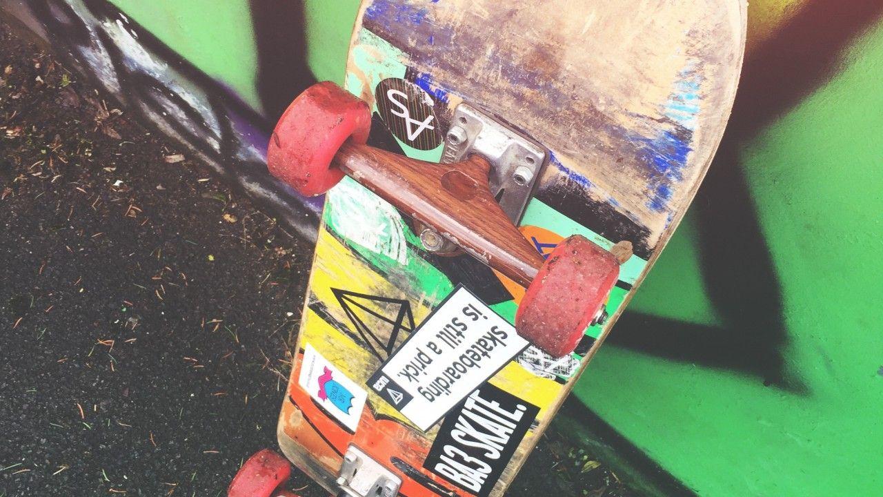 1280x720 skateboard, wheels, art, multi wallpaper. skateboard, wheels, art, multi