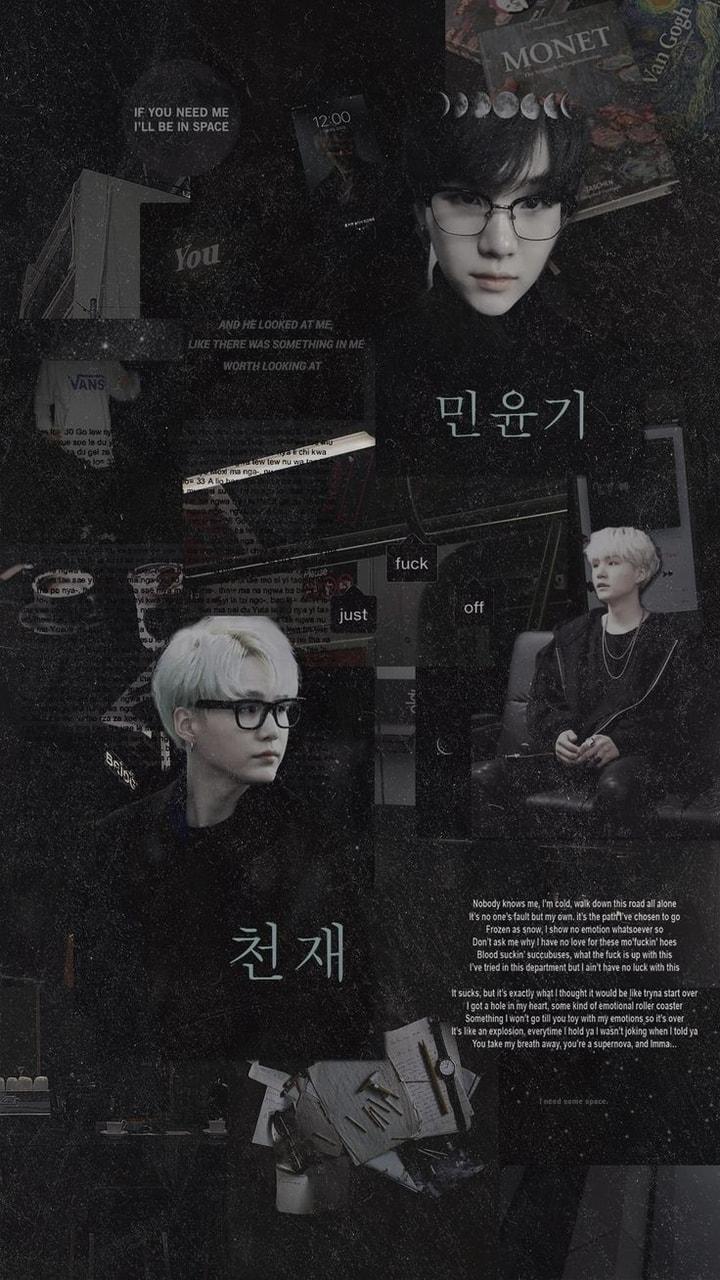 720x1280 Suga Aesthetic Wallpaper