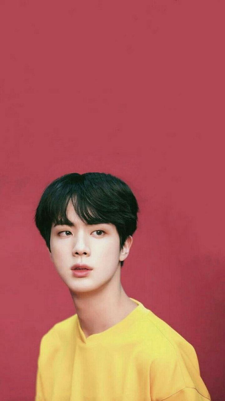 720x1280 Bts Wallpaper Jin Pink Hair
