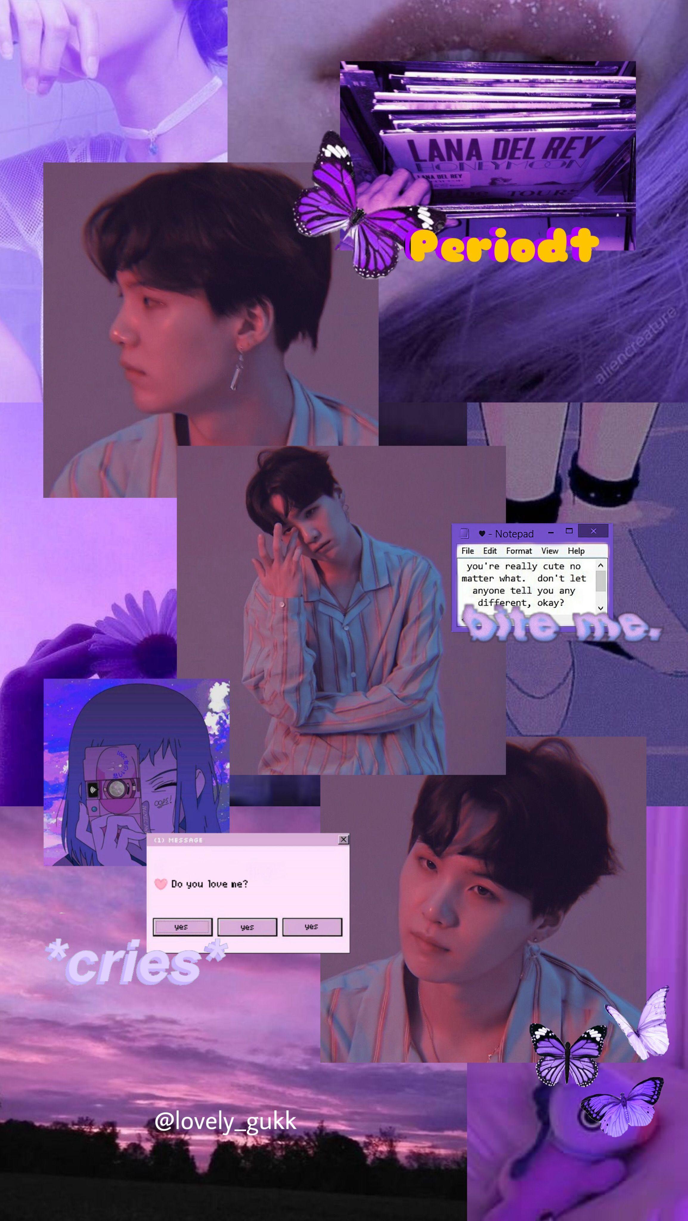 2308x4096 Min Yoongi. Ungu, Pemandangan abstrak, Gambar