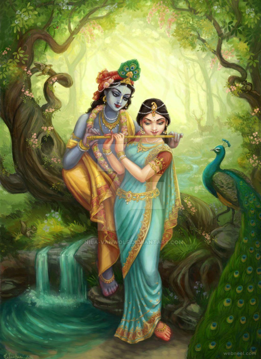 1024x1409 Krishna Art Wallpaper