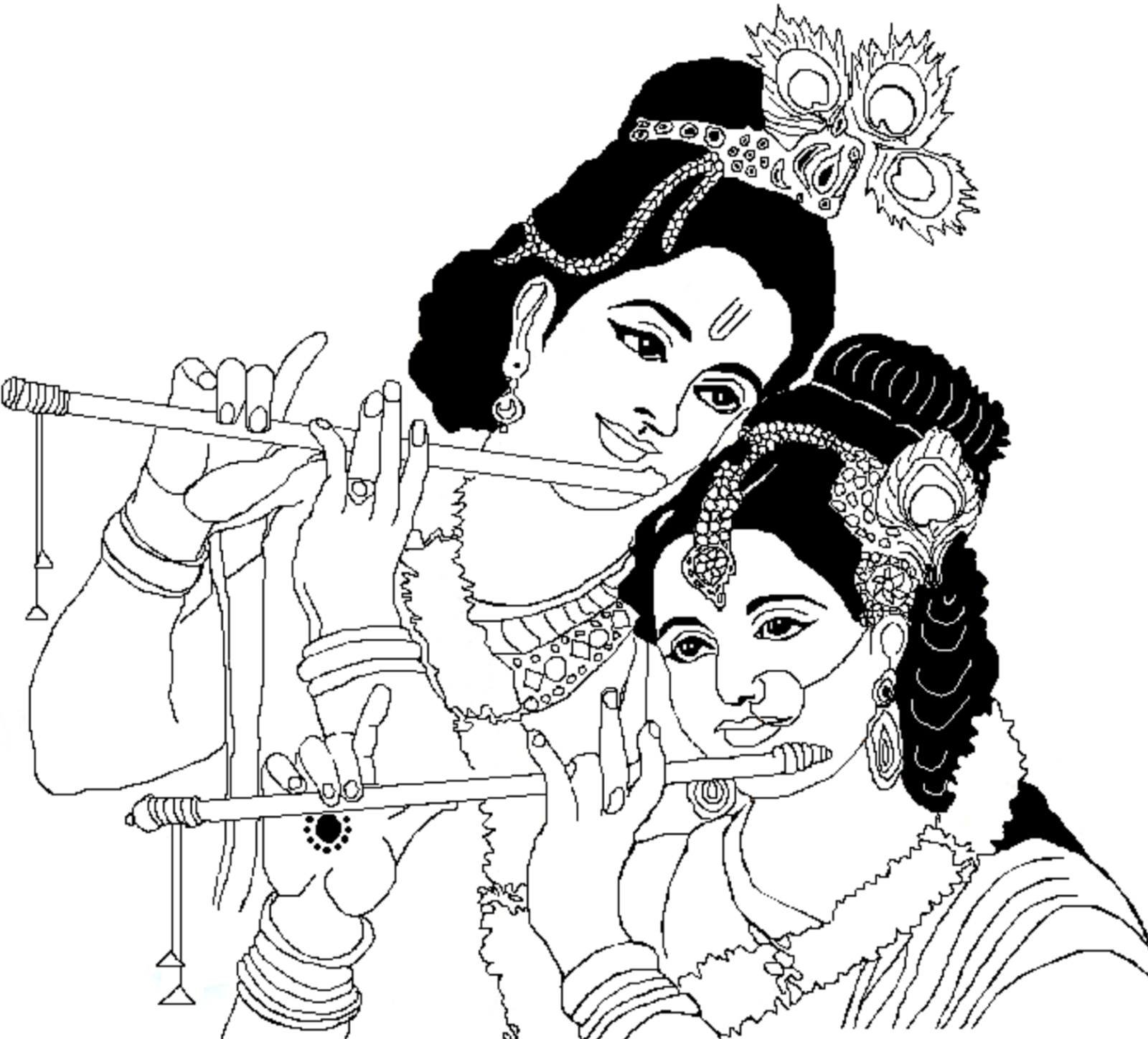Krishna Sketch Wallpapers Top Free Krishna Sketch Backgrounds