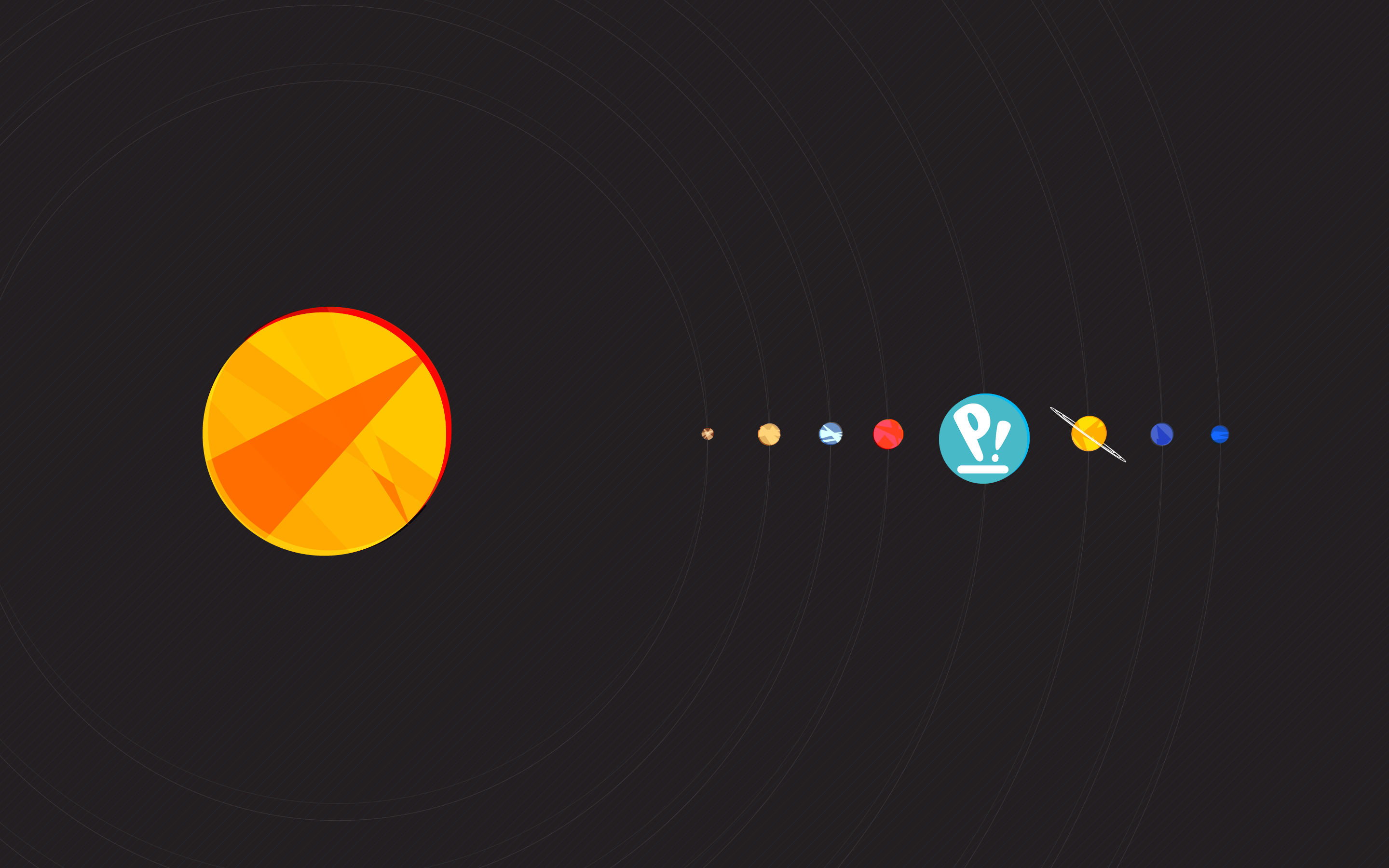 2880x1800 Pop!_OS Wallpaper
