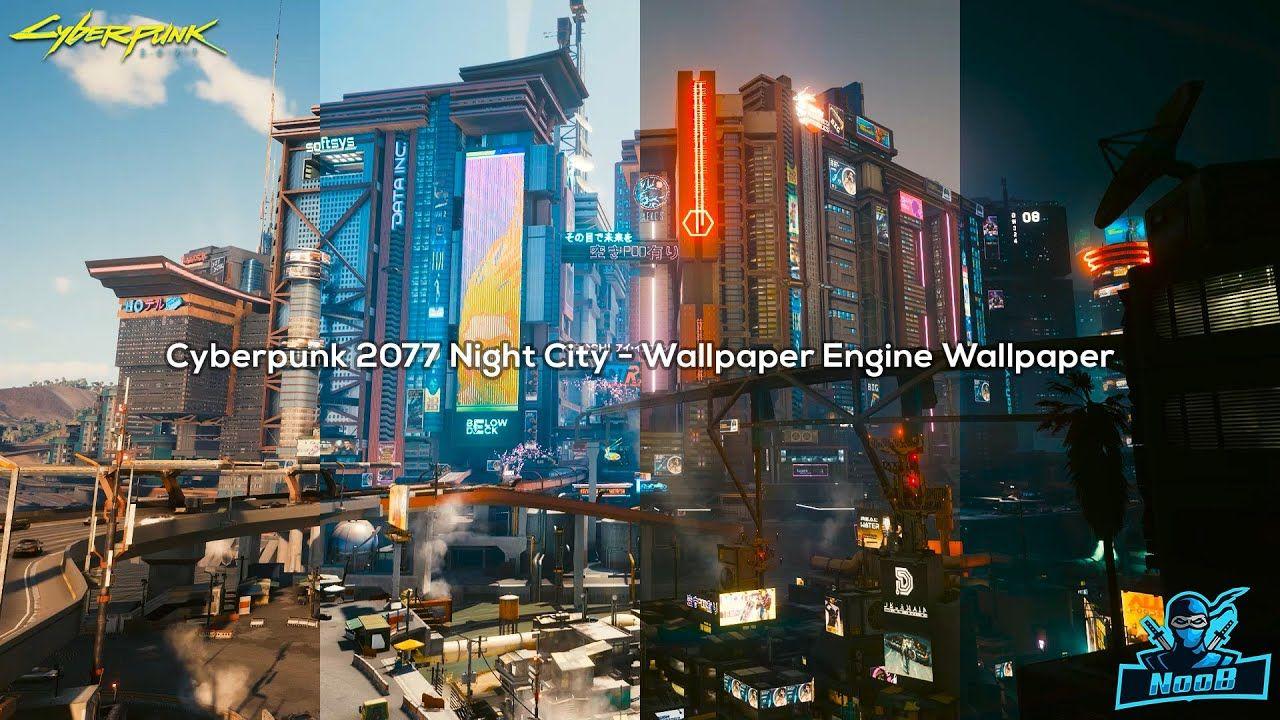 1280x720 Cyberpunk 2077 Night City - Wallpaper Engine Hình nền