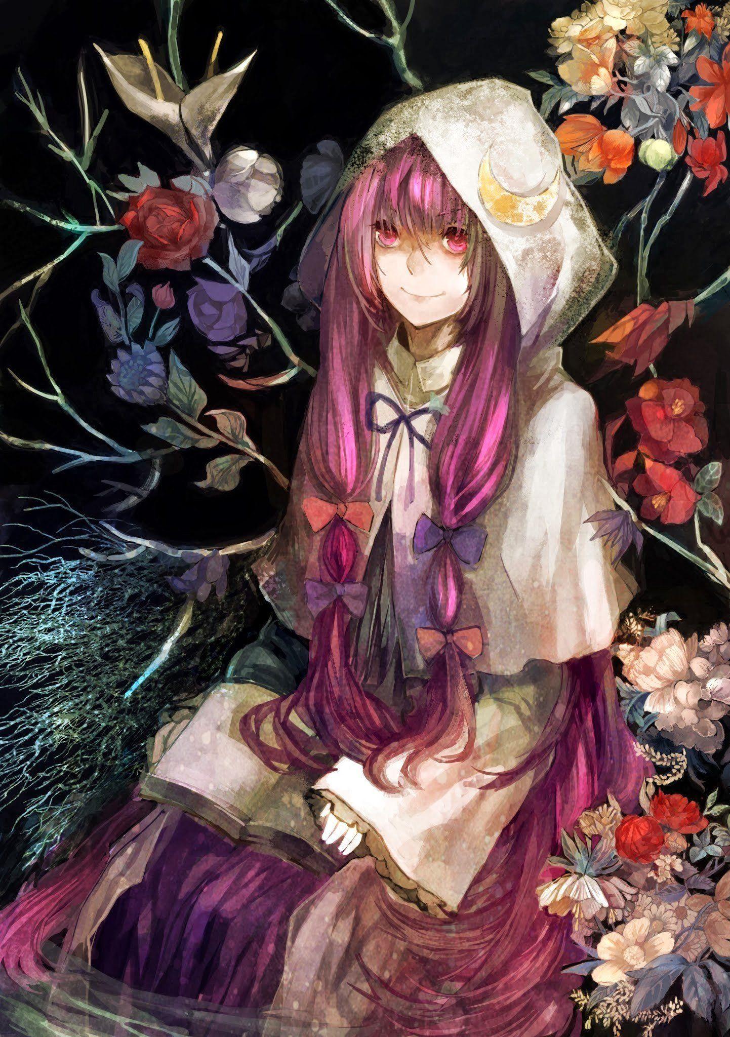 1442x2048 Touhou, Patchouli Knowledge HD Wallpaper / Desktop and Mobile Image & Photo
