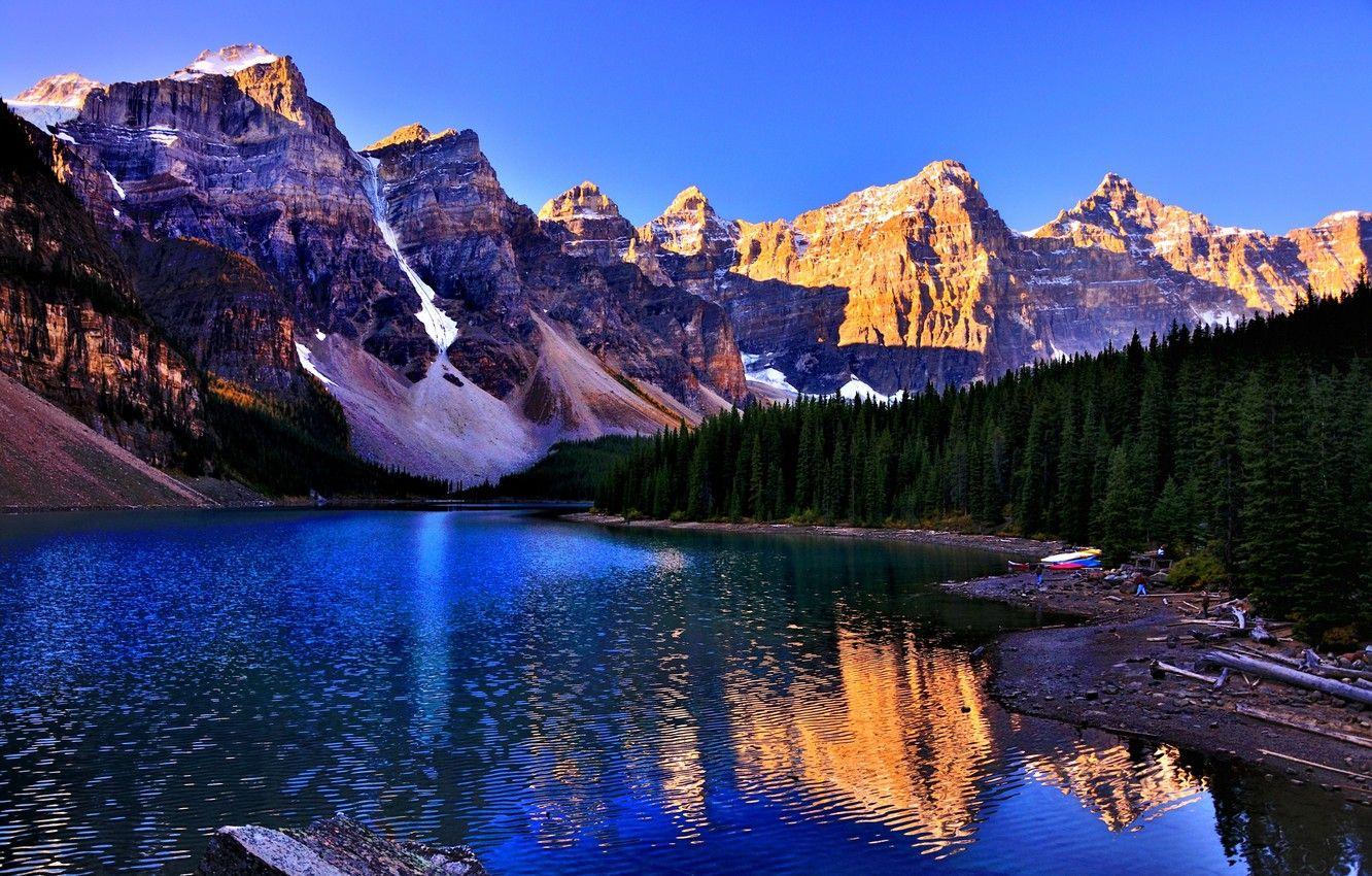1332x850 Wallpaper landscape, nature, Banff National Park, Lake Louise, Canada, Lake image for desktop, section пейзажи