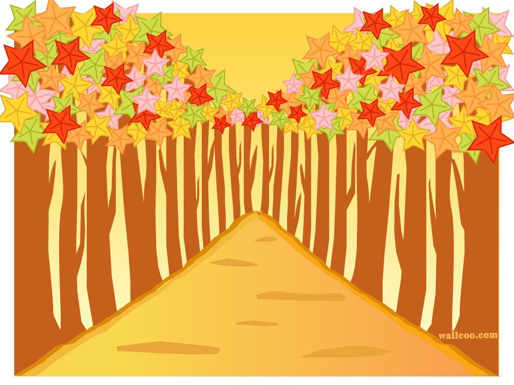 1024x768 Autumn Icon Vector illustrations 1024x768 NO.7 Desktop