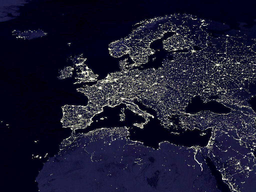 1024x768 Earth Image Nasa Pics (Italy Iberian Isles Europe) HD Wallpaper