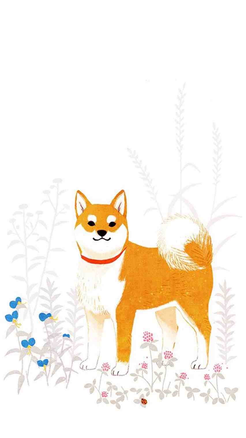 853x1517 Desktop Cute Dog Wallpaper Cartoon life beds