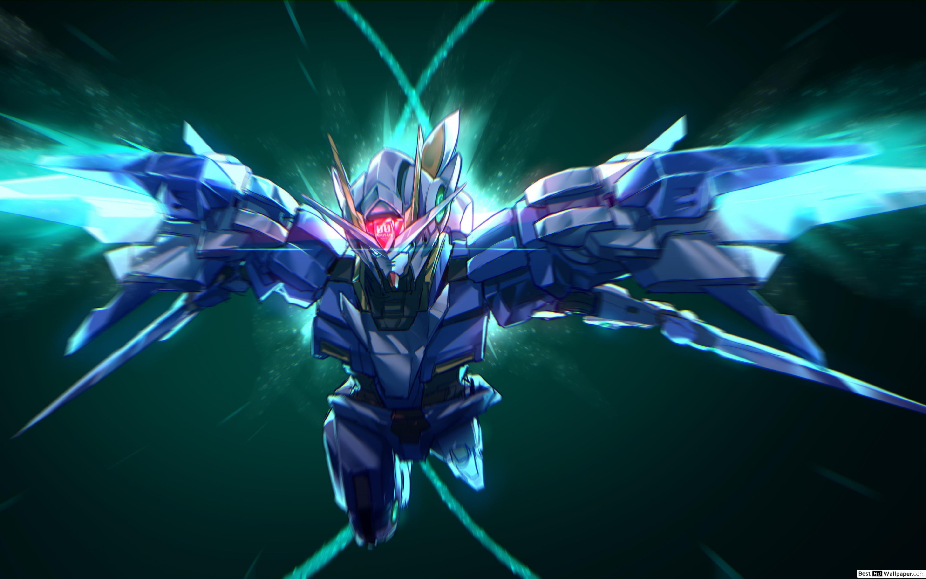 3840x2400 Gundam 00 Raiser 6K Wallpaper Download