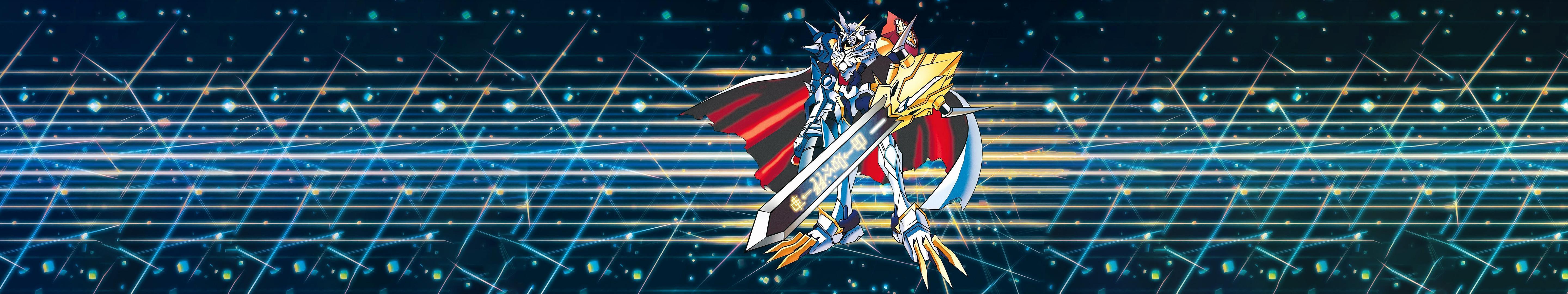 5760x1080 Omnimon (Digimon) Wallpaper (5760 x 1080)