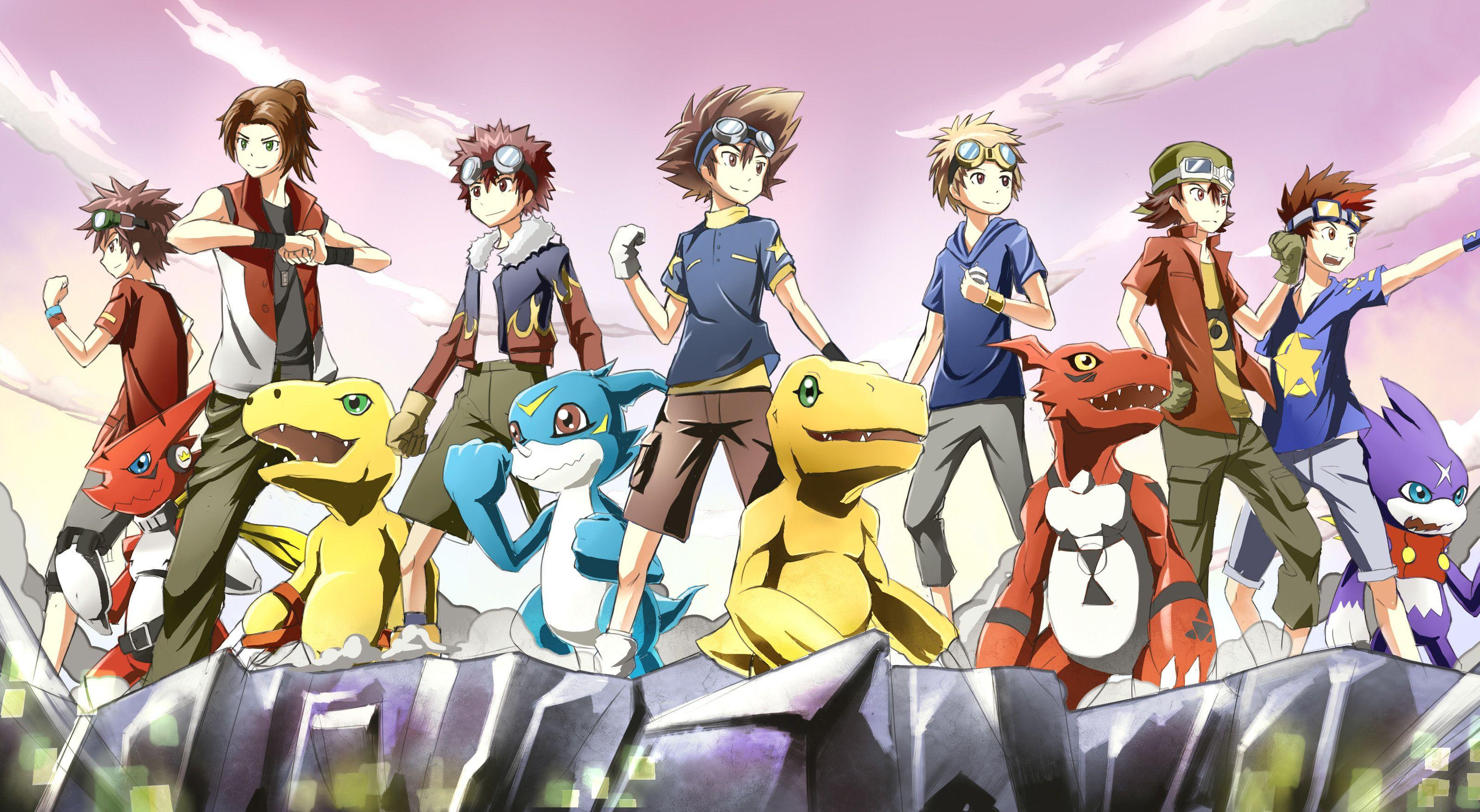 3200x1756 Wallpaper Digimon Data Squad background picture