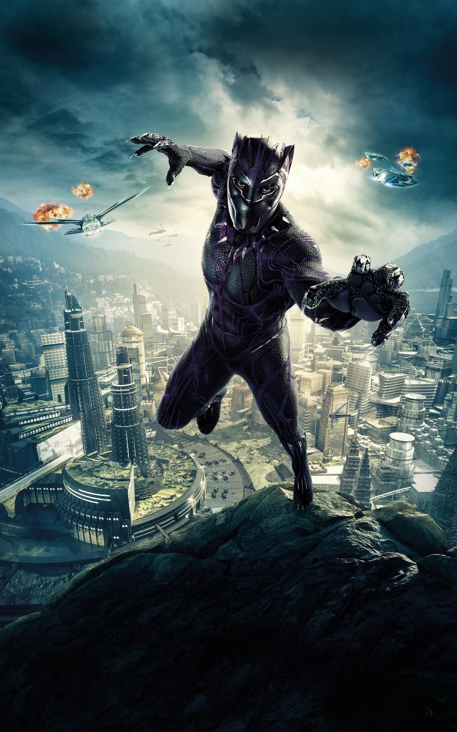 1456x2330 Cool Black Panther Party Wallpaper .